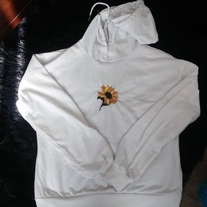 Girls sunflower Hoodie